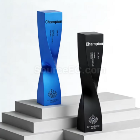 Customization Twisted Column Trophy Corporate Gifts