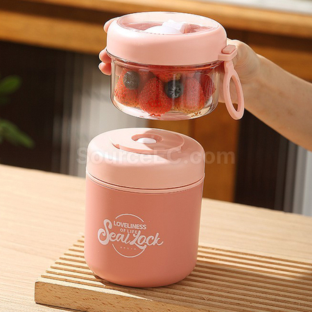 Customization Portable Double-Layer Nutrition Cups Corporate Gifts