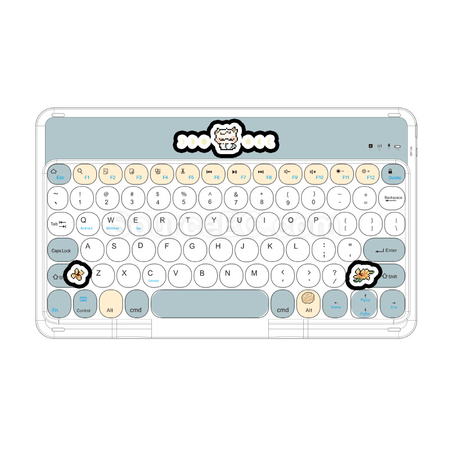 Customization Wireless magnetic keyboard with color printing available Corporate Gifts