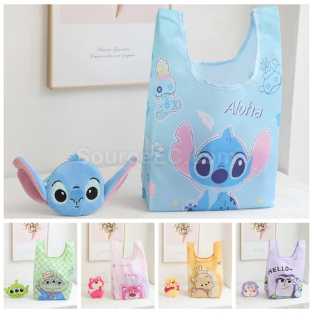 Purse-folded shopping bag