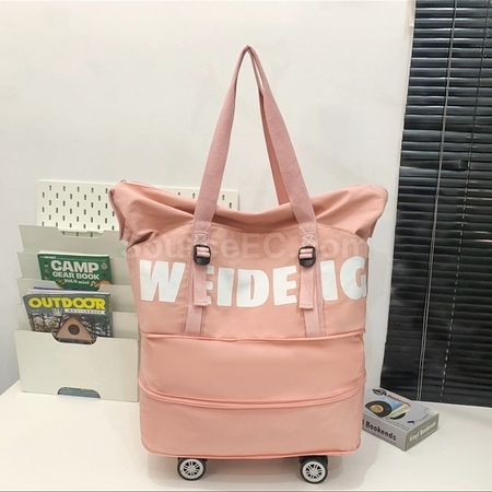 Customization Expandable wheeled travel bag with retractable handle Corporate Gifts