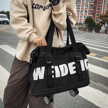 Customization Expandable wheeled travel bag with retractable handle Corporate Gifts