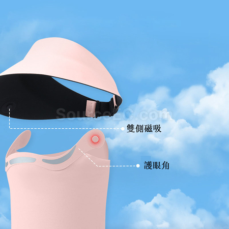 Customization Magnetic Sun Protection Hat with Face Cover Corporate Gifts