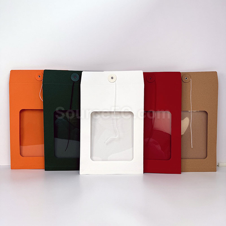 Customization Window-opening kraft paper bag Corporate Gifts