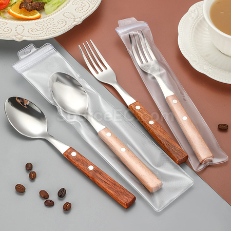 Customization Titanium Wood Tableware Set Corporate Gifts