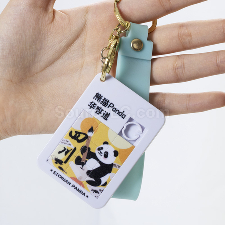Customization Slide Puzzle Key-ring Corporate Gifts
