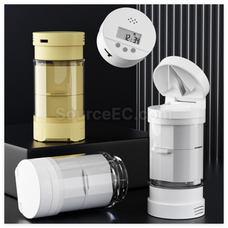 Portable Timed Dispensing Pillbox