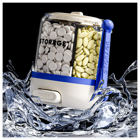 Customization Press-Type Compartmentalized Medicine Box Corporate Gifts