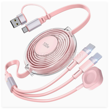 Customization 5-in-1 Retractable Data Cable Corporate Gifts