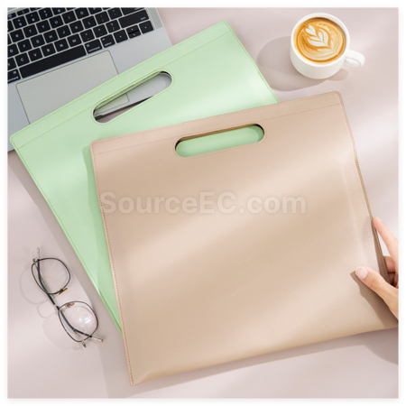 Customization A4 Handheld PU Document Bag Corporate Gifts