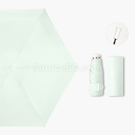 Customization Retractable Five-Fold Portable Sun Umbrella Corporate Gifts