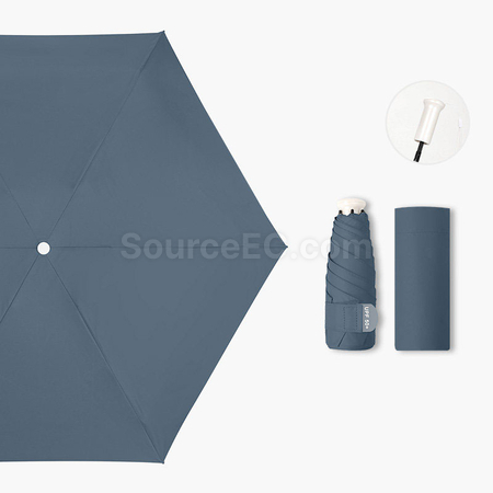 Customization Retractable Five-Fold Portable Sun Umbrella Corporate Gifts