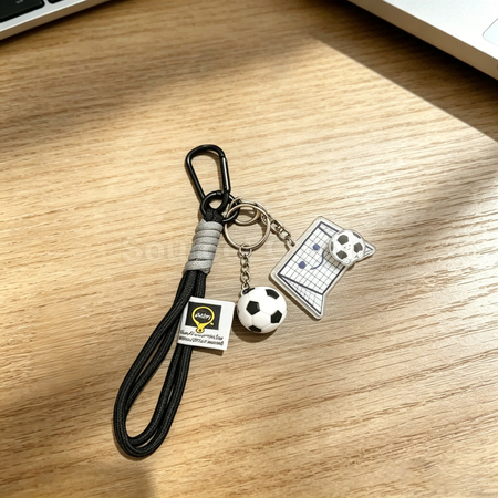 Customization Rotating Football Keychain Pendant Corporate Gifts
