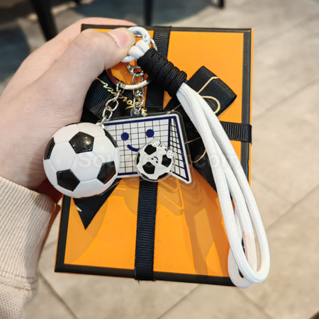 Customization Rotating Football Keychain Pendant Corporate Gifts