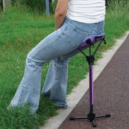 Customization Outdoor Aluminum Alloy Telescopic Folding Stool Corporate Gifts