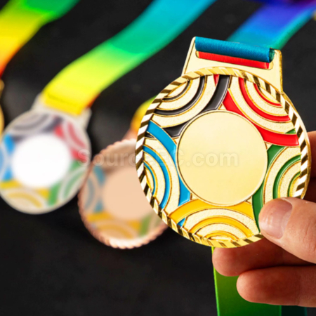 Customization Rainbow Metal Medals Corporate Gifts