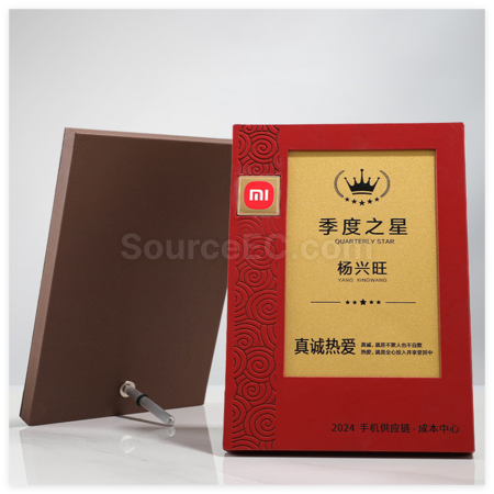 Customization 3D Embossed Leather Medal Corporate Gifts