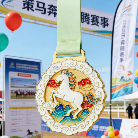 Horse Metal Medals