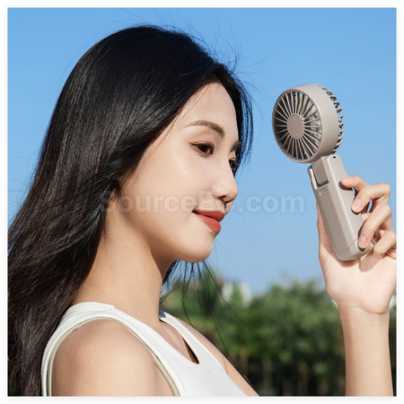 Customization Folding Neckband Mini Handheld Fan(BSMI Certified) Corporate Gifts