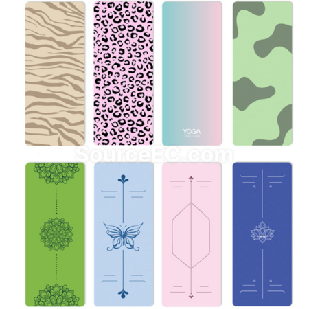 Customization Double-layer non-slip silicone bottom yoga towel mat Corporate Gifts