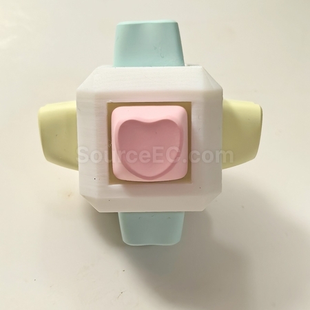 Customization Custom Heart-shaped Button Stress Relief Toy Corporate Gifts