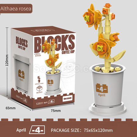 Customization Coffee Cup Plant Series Building Blocks-12 Months Corporate Gifts