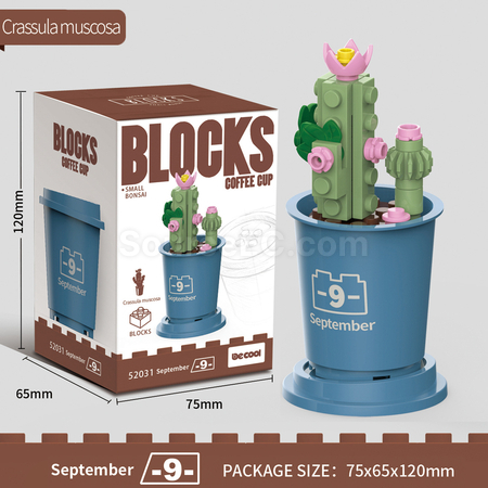 Customization Coffee Cup Plant Series Building Blocks-12 Months Corporate Gifts