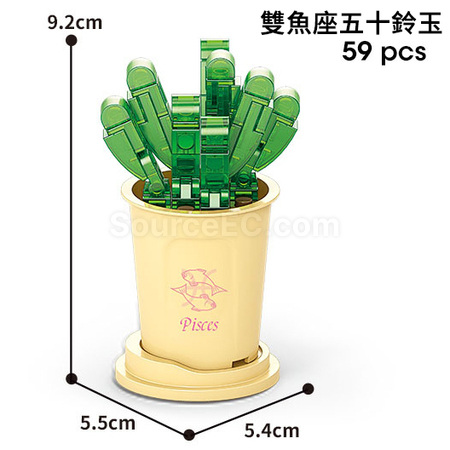 Customization Coffee Cup Plant Series Building Blocks-12 Constellations Succulent Series Corporate Gifts