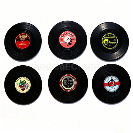 Customization Mini Vinyl Record Keychain Ornament Customizable Corporate Gifts