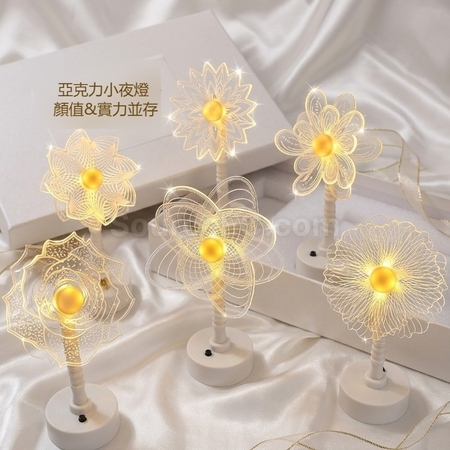 Customization LED Acrylic Creative Night Light Corporate Gifts
