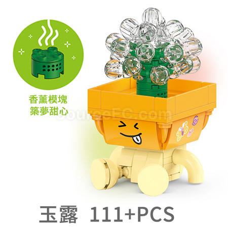 Customization Emoji Succulent Plant Building Blocks Box Corporate Gifts