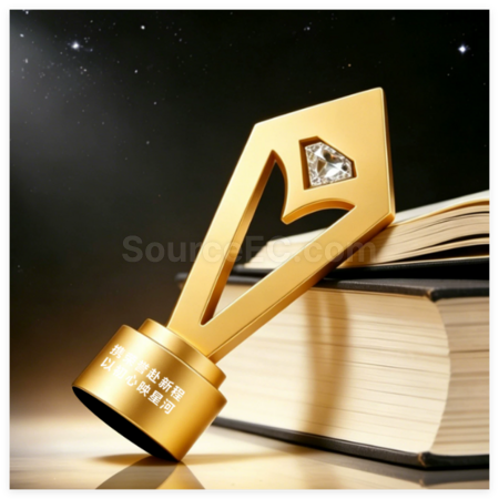 Customization Creative Diamond Metal Trophy Corporate Gifts