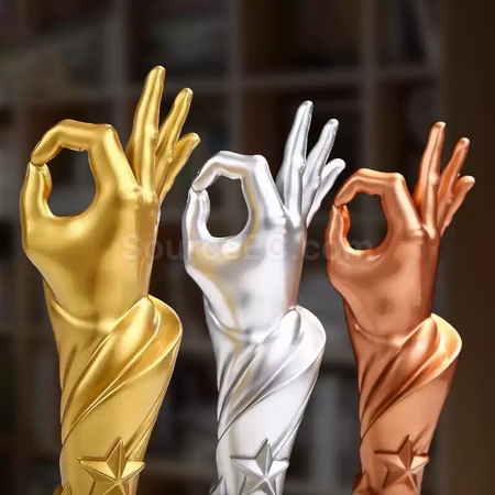 Customization OK Trophy Corporate Gifts