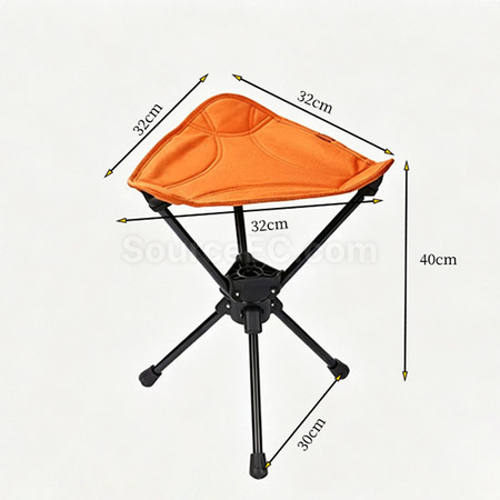 Customization Rotatable Folding Stool for Outdoor Camping Corporate Gifts