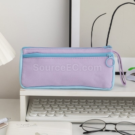 Customization Color Block Student Pencil Case Corporate Gifts