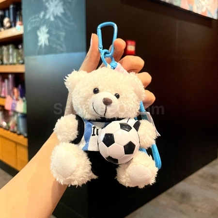 Customization Football Bear Pendant Keychain Corporate Gifts