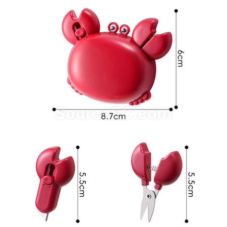 Customization 3-in-1 Crab Bottle Opener, Can Opener and Scissors, Magnetic Refrigerator Sticker Corporate Gifts