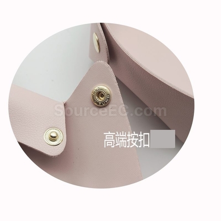 Customization Round PU Leather Storage Box Corporate Gifts