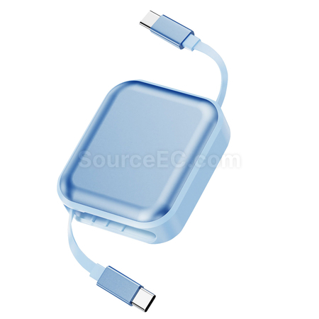 Customization 240W Retractable Dual Type-C Transmission Cable Corporate Gifts