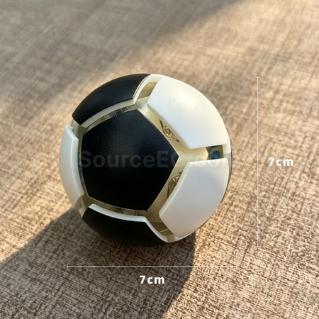 Customization Football Stress Relief Ball-shaped Button Keychain Corporate Gifts