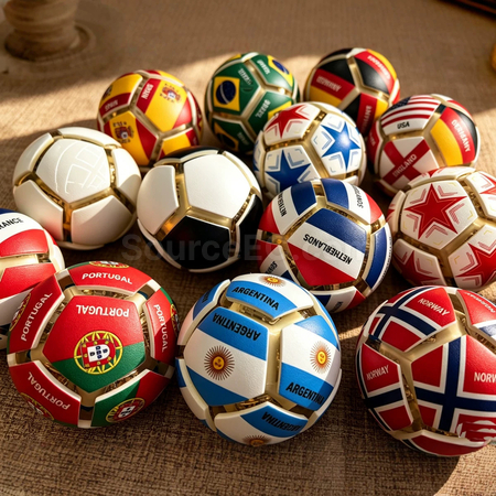 Customization Football Stress Relief Ball-shaped Button Keychain Corporate Gifts