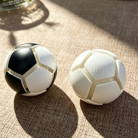 Customization Football Stress Relief Ball-shaped Button Keychain Corporate Gifts