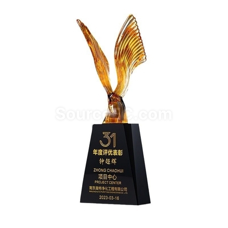 Customization Bird Crystal Trophy Corporate Gifts