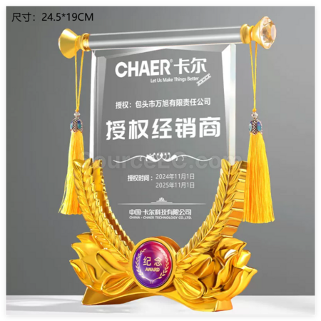 Customization Creative Crystal Banner Award Corporate Gifts