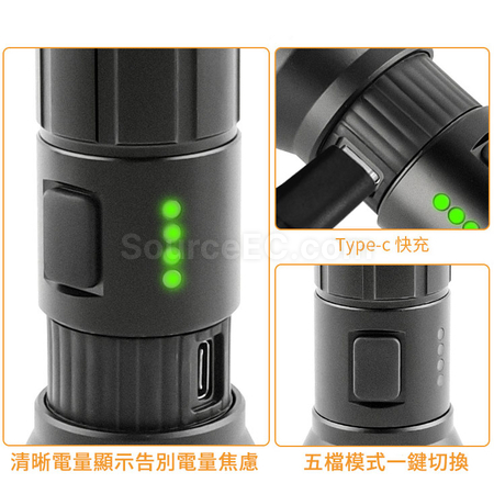 Customization High Power Zoom Flashlight Corporate Gifts