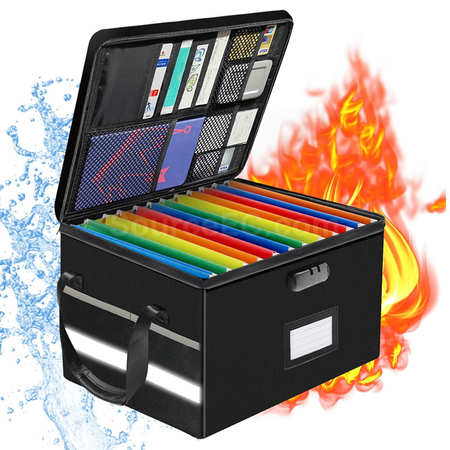 Customization Lockable Fireproof & Waterproof Document Box Corporate Gifts