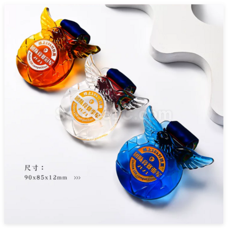 Customization Glass Medals Corporate Gifts