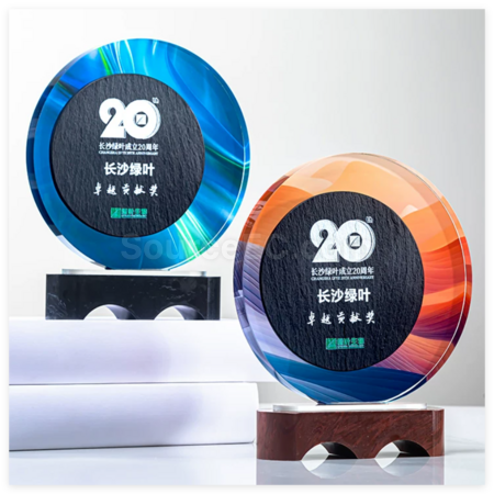 Customization Crystal Marble Trophy Corporate Gifts