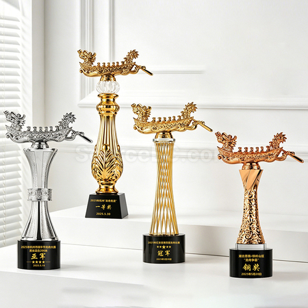 Dragon Boat Crystal Trophy