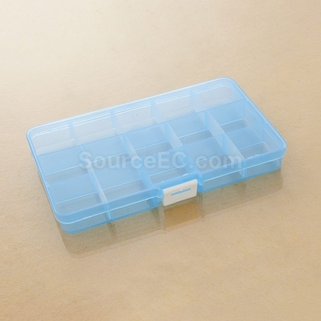 Customization Small 15-Grid Plastic Jewelry Box Corporate Gifts